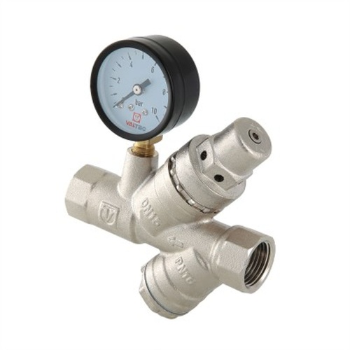 Подпиточный клапан с фильтром и манометром 1/2" | код. VT.515.N.04 | VALTEC