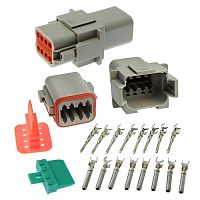 Разъём авт. соединитель RUICHI DJ3081Y-1.6-21/11 DT-01/02, 12/ 24 (DC) В | код 98395 | Ruichi