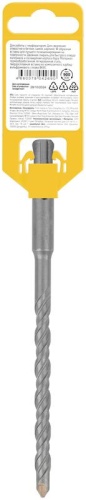 Бур по бетону SDS PLUS профи W-образная вставка двойная спираль 8х160мм FIT 32808 фото 4 Бур по бетону SDS PLUS профи W-образная вставка двойная спираль 8х160мм FIT 32808 фото 4