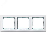 Рамка Valena 3 поста гор.бел.-кр. | код 694245 | Legrand