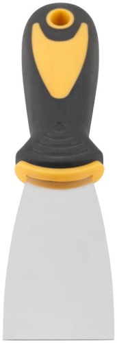 Шпатель, нерж.сталь, прорезиненная ручка 1,5'' (38 мм) | код 6692 | FIT фото 4