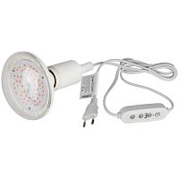 Светильник для растений FITO-Time Holder E27 3 м с проводом и таймером для фитоламп с цоколем Е27 | код Б0064279 | ЭРА