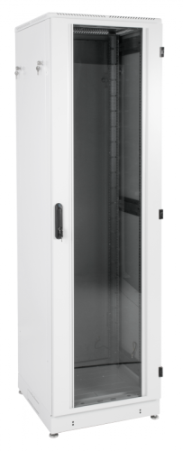 Шкаф телекоммуникационный напольный 42U (600 ? 600) дверь стекло | код ШТК-М-42.6.6-1ААА | ЦМО