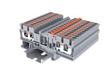 TPK2.5-4-OG Клемма TP 2-2 с ножевым размыкателем, Push-in, сеч. 2.5мм2, оранж., шт | код TPK2.5-4-OG | SUPU