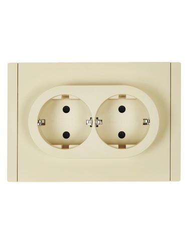 FORTE&PIANO Роз. 2-я с з/к з/ш б/к 16А FP423 ван. IEK | код FP-R24-16-1-K10 | IEK фото 3