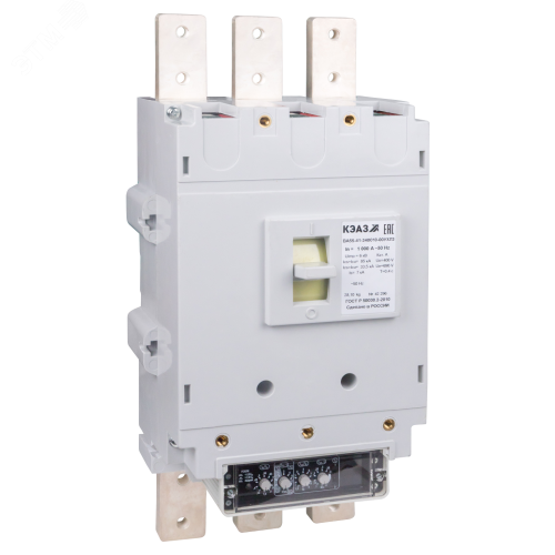 Выключатель автоматический ВА55-41-340010-400А-690АС-УХЛ3 | код 228119 | КЭАЗ Выключатель автоматический ВА55-41-340010-400А-690АС-УХЛ3 | код 228119 | КЭАЗ