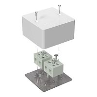 Коробка огнестойкая для кабель-канала 40-0460-FR16.0-4 Е15-Е120 RAL9003 85х85х45 (44 шт/кор) Промрукав | код 40-0460-FR16.0-4 | ПРОМРУКАВ