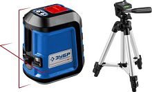 Нивелир лазерн. Зубр КРЕСТ-15 2кл.лаз. цв.луч. красный 2луч. (34902-3_Z01) | код 1361352 | ЗУБР