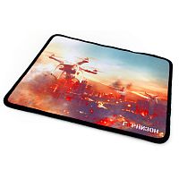 Коврик для мыши Гарнизон GMP-135, рисунок- дроны , размеры 250*200*3мм, ткань+резина, оверлок | код GMP-135 | Гарнизон