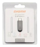 Адаптер USB Type-C Digma D-BT400U-C BT4.0+EDR class 1.5 20м черный | код 1431069 | DIGMA