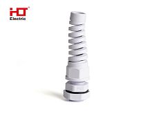 Сальники типа влагозащищенные PG-R 7 с гибким отводом d=3-6.5мм IP68 -белый HLT | код 083-12-001 | HLT