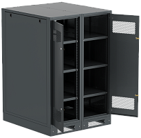 ITK LINEA B Шкаф (пустой) 1350х900мм дверь двуст. мет. чер. | код LB05-13H99-2M | ITK by IEK