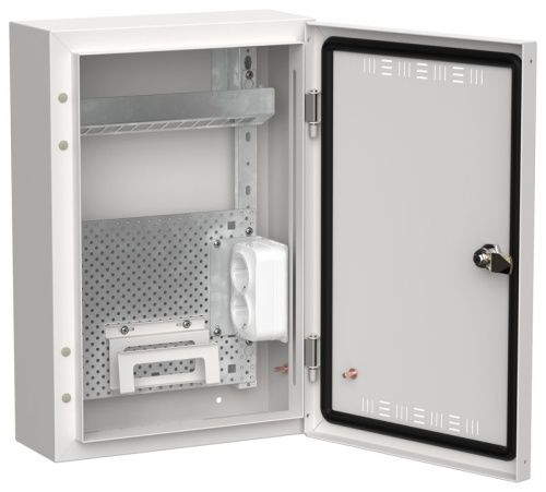 TITAN 5 Корпус мультимедиа ЩРн-24 (1х24) 460х310х140мм IP30 белый IEK | код TI5-51-N-024-30 | IEK