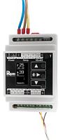 Модуль управления микроклиматом цифровой, предназначенный для установки на DIN-рейку, питание 230 VAC, с ЖК-дисплеем | код R-MC2-DMTH | REM