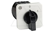 Переключатель BS 16 37 U, 7P, 20A, тип 0-1 (60°), 7NO на 1, 7.5kW(400VAC по АС-23), на дверь, фронт IP40 | код EAC610630 | Rade Koncar