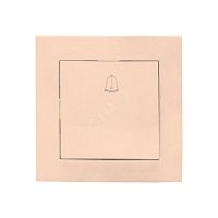 Валенсия кнопка звонка 10А кремовая | код EWV10-026-20 | EKF