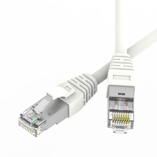 Патч-корд экранированный SLIM CAT6A S/FTP 4х2, 28 AWG, LSZH, белый, 1м | код RN6ASF4510WH-28 | DKC