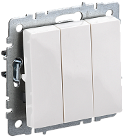 BRITE Выключ. 3-кл. 10А ВС10-3-0-БрБ бел. | код BR-V30-0-10-K01-PRO | IEK