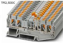 Клемма push-in c ножевым размыкателем 4 контакта 2,5 мм2, серая | код TPI2,5DDC | ПРОВЕНТО