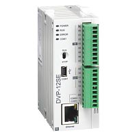Программируемый логический контроллер DVP12SE11T, 8DI, 4TO, 24VDC, 16K шагов, RS485, USB, Ethernet | код DVP12SE11T | Delta Electronics