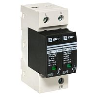 Устройство защиты от импульсных перенапряжений Т1+Т2, Iimp-12,5kA, In-20kA, Uc-275В, 1+1 PROxima | код OV12-11-505 | EKF