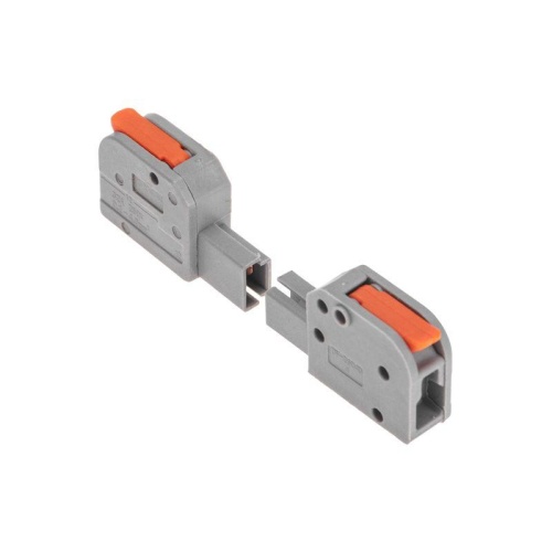 Клемма СМК 222-421R проходная разъемная 1 полюс серая 0,2-2,5/4мм2 | код 07-5261 | REXANT Клемма СМК 222-421R проходная разъемная 1 полюс серая 0,2-2,5/4мм2 | код 07-5261 | REXANT