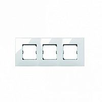 Рамка 3 поста 27, белый | код. 27773-30 | Simon
