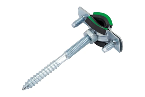 Хомут сантехнический Mayer со шпилькой 8х80 и дюбелем д/труб 3/8' (16-19мм) гайка М8 | код 14 0038 18 | MAYER,МАЙЕР