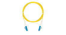 Шнур NIKOMAX волоконно-оптический, соединительный, одномодовый 9/125мкм, стандарта OS2, LC/UPC-LC/UPC, одинарный, LSZH нг(A)-HFLTx, 2мм, желтый, 10м | код NMF-PC1S2C2-LCU-LCU-010 | NIKOMAX
