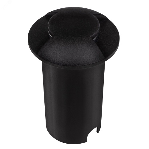 Светильник светодиодный грунтовый встраиваемый ДВУ- 2w 4000K IP65 черный PGR R60/2 | код 5024861 | JazzWay