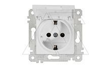 Rita - Розетка 2P+E, с крышкой, белая | код 2200-610-0201 | Mutlusan