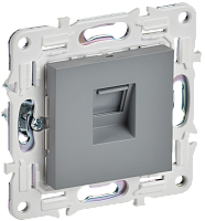 SKANDY Роз. комп. RJ45 кат.6 SK-K02Gr сер. IEK | код SK-K10-2-K03 | IEK