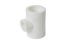 Тройник переходной 110 х 63 х 110 мм полипропиленовый PPR белый | код 10106310 | VALFEX