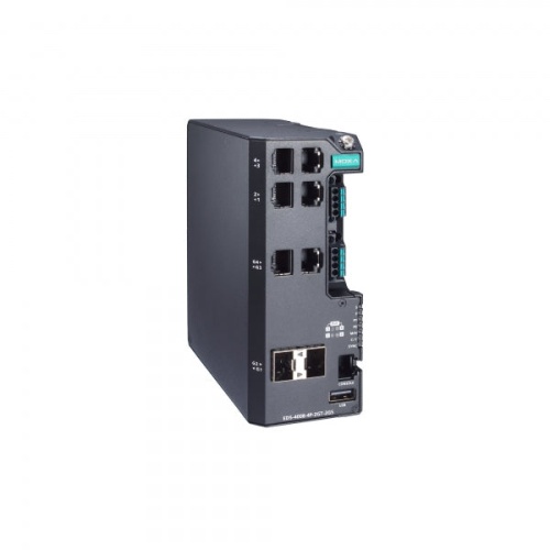 Коммутатор EDS-4008-4P-2GT-2GS-LVB-T Managed Gigabit Ethernet switch with 4 10/100BaseT(X) ports with 802.3bt PoE, 2 10/100/1000BaseT(X), 2 100/1000BaseSFP ports, dual power inputs 12/24/48 VDC, t: -40/75 | код 00-06141997 | MOXA Коммутатор EDS-4008-4P-2GT-2GS-LVB-T Managed Gigabit Ethernet switch with 4 10/100BaseT(X) ports with 802.3bt PoE, 2 10/100/1000BaseT(X), 2 100/1000BaseSFP ports, dual power inputs 12/24/48 VDC, t: -40/75 | код 00-06141997 | MOXA