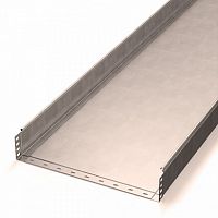 Лоток неперфорированный Стандарт INOX (AISI 409) 500х100х3000 (1,0 мм) (6 м/уп) Промрукав | код PR16.2403 | ПРОМРУКАВ