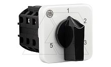 Переключатель BS 16 88 U, 2P, 20A, тип 1-2-3-4-5, 2NO на 1_5, на дверь, фронт IP40 | код EAC610378 | Rade Koncar