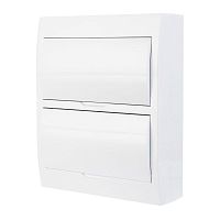 Бокс ЩРН-П-24 IP41 пластик. бел. (бел. дверца) Rexant 11-0325