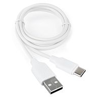 Кабель USB 2.0 Cablexpert CCB-USB2-AMCMO2-1MW, AM/Type-C, издание Classic 0.2, длина 1м, белый, блистер | код CCB-USB2-AMCMO2-1MW | Cablexpert