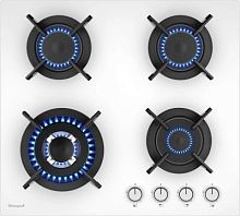 Газовая варочная поверхность Weissgauff HGG 640 WGV белый | код 2045705 | WEISSGAUFF