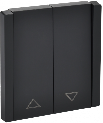 FORTE&PIANO Выключ. жалюзи 10А FP111 чер. IEK | код FP-V15-0-10-1-K02 | IEK