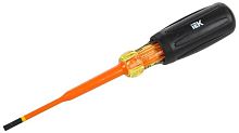 Отвертка диэлектрическая SLIM SL4.0х100 Т3 ARMA2L 5 | код A2L5-SC31-T3-SL-40-100 | IEK
