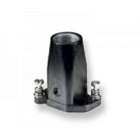 Крышка на кабель, разъема REVOS, Size MINI, винтовая фиксация разъемного соединения, 1 отверстие с резьбой для кабельных вводов M25x1,5, с верхним расположением, материал корпуса: цинковый сплав | код 76.454.0736.1 | Wieland