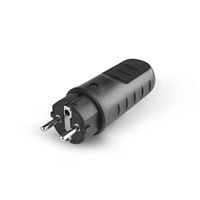 Вилка кабельная 16A, SCHUKO/FR 2P+E, 200_250VAC 50/60Hz, IP44, серия QUICK | код 110.3100 | Scame