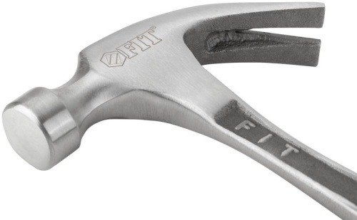 Молоток-гвоздодер, цельнометаллический Профи 29 мм, 450 гр. | код 44791 | FIT фото 5