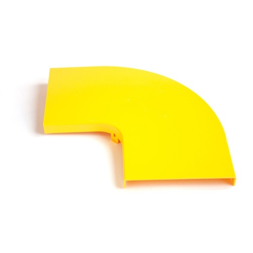 Крышка горизонтального поворота 90° оптического лотка 240 мм, желтая | код LAN-OT240-HC90C | LANMASTER Крышка горизонтального поворота 90° оптического лотка 240 мм, желтая | код LAN-OT240-HC90C | LANMASTER