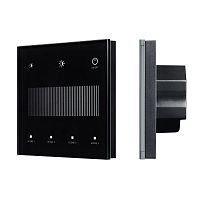 Панель сенсорная SMART-DALI-301-11-1G-4SC-DIM-IN Black BUS/24В Touch 2.4G IP20 пластик INTELLIGENT ARLIGHT 046547
