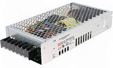 Источник питания AC-DC, 200Вт, ККМ, вход 85…264V AC, 47…63Гц /120…370В DC, выход 12В/16.7A, рег. вых 10.2…13.8В, изоляция 3000В AC, в кожухе 199х98х38мм, -40…+70С | код HRP-200-12 | MeanWell