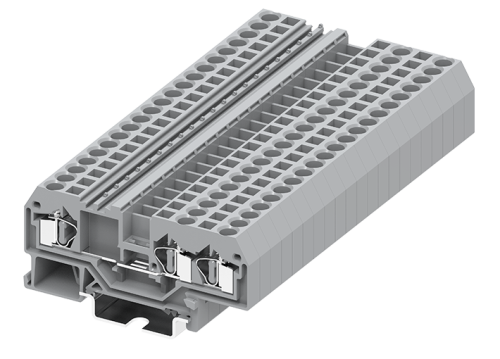 204954 Клемма ТА 1-2 плоско-пруж. зажим, сеч. 4мм2, син., шт | код 204954 | SUPU