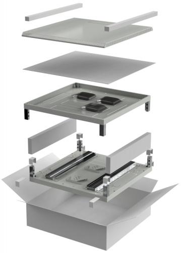 ITK LINEA N Компл. осн. и крыша 800х800мм шкафа 18-27U сер. | код LN35-YYX88-Y | ITK by IEK ITK LINEA N Компл. осн. и крыша 800х800мм шкафа 18-27U сер. | код LN35-YYX88-Y | ITK by IEK