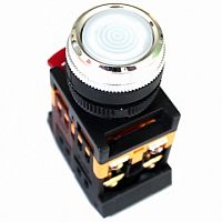 Кнопка ABLF-22 22 мм² 660/440В, IP40 белый | код. BBT10-ABLF-K01 | IEK